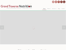 Tablet Screenshot of grandtraversenutrition.com